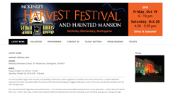 Desktop Screenshot of mckinleyharvestfest.com